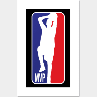 Nikola Jokic MVP Famous Shooting Shuffle Basketball Logo Posters and Art